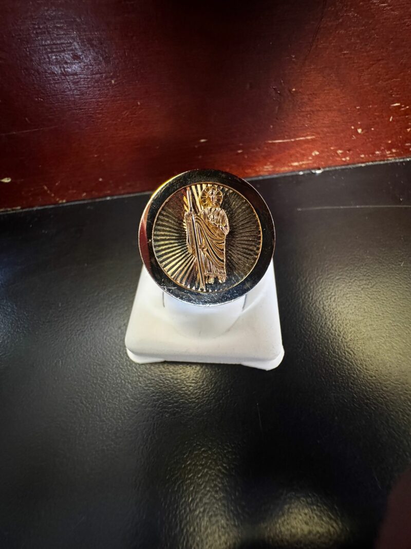 Gold Jesus Ring #1 Style | For Men. Any Size - Image 2