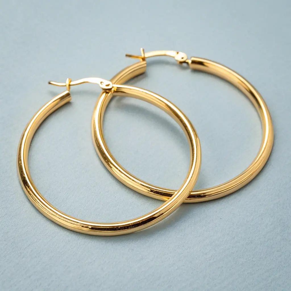 Gold Hoop Earrings
